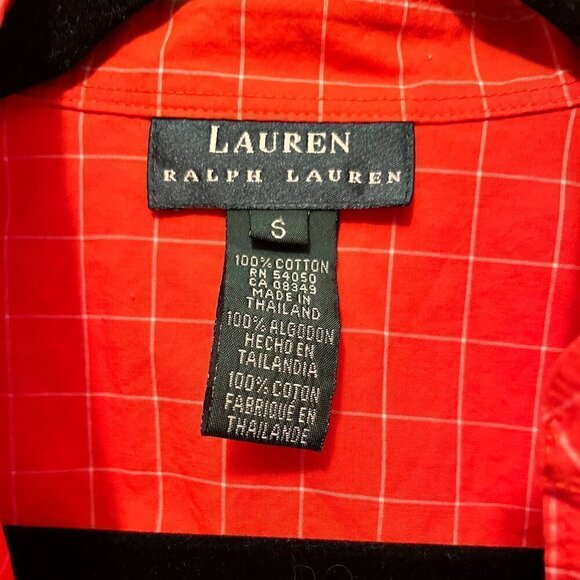 Ralph Lauren Tie-Front Cropped Shirt - Picture 3 of 5